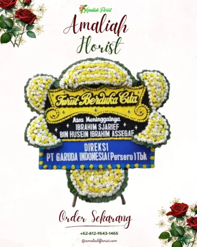 Papan Bunga Duka di Pati